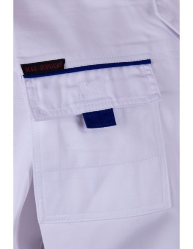 BLUZA - BIAŁY - MAX-POPULAR