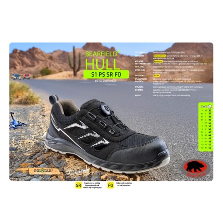 HULL SANDAŁ S1 PS SR FO - BEARFIELD