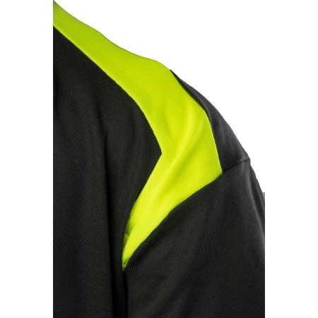 ECO RIVAL KOSZULKA POLO CZARNY/ŻÓŁTY - SEVEN KINGS