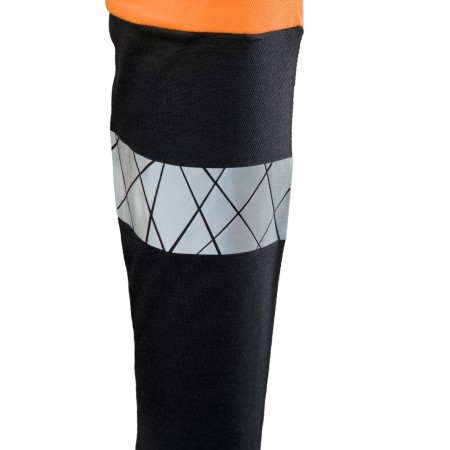 ECO RIVAL KOSZULKA LONGSLEEVE CZARNY/POMARAŃCZ - SEVEN KINGS