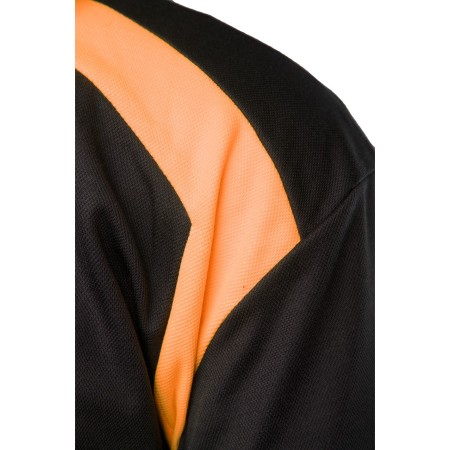 ECO RIVAL KOSZULKA LONGSLEEVE CZARNY/POMARAŃCZ - SEVEN KINGS