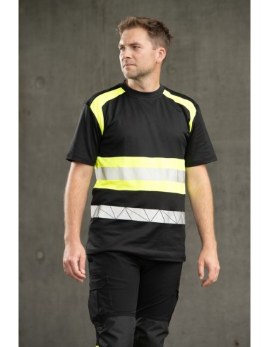 ECO RIVAL KOSZULKA CZARNY/ŻÓŁTY - SEVEN KINGS