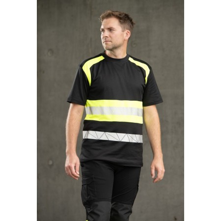 ECO RIVAL KOSZULKA CZARNY/ŻÓŁTY - SEVEN KINGS