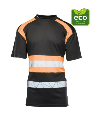 ECO RIVAL KOSZULKA CZARNY/POMARAŃCZ - SEVEN KINGS