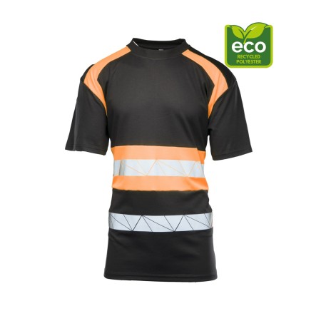 ECO RIVAL KOSZULKA CZARNY/POMARAŃCZ - SEVEN KINGS