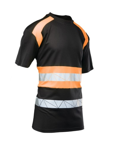 ECO RIVAL KOSZULKA CZARNY/POMARAŃCZ - SEVEN KINGS