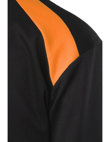 ECO RIVAL KOSZULKA CZARNY/POMARAŃCZ - SEVEN KINGS