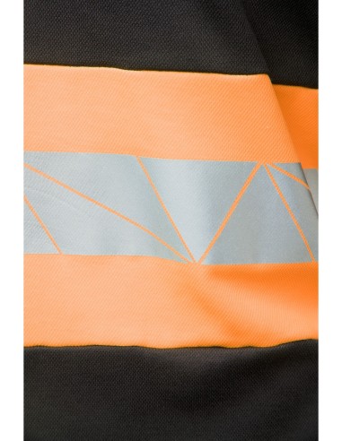 ECO RIVAL KOSZULKA CZARNY/POMARAŃCZ - SEVEN KINGS