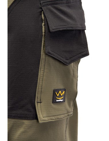 TRAIL SPODNIE DO PASA KHAKI/CZARNY - SEVEN KINGS