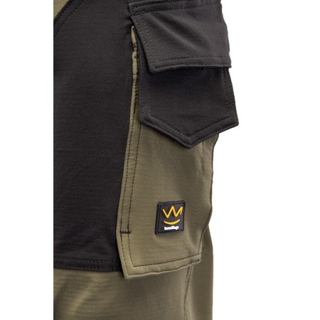 TRAIL SPODNIE DO PASA KHAKI/CZARNY - SEVEN KINGS