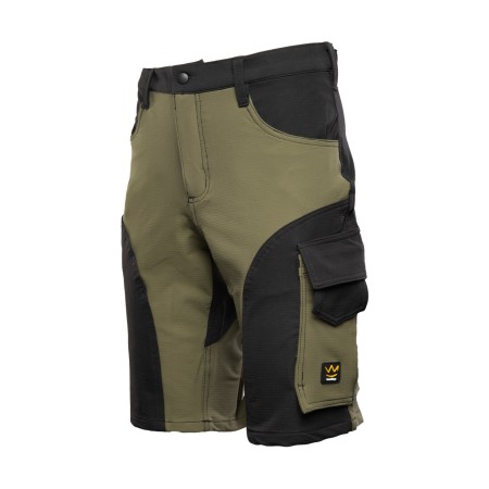 TRAIL SPODNIE KRÓTKIE KHAKI/CZARNY - SEVEN KINGS