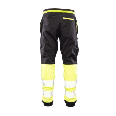 FLASH JOGGER SPODNIE SKF03Y CZARNY/ŻÓŁTY KAT II - SEVEN KINGS
