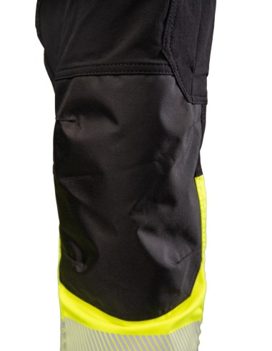 FLASH JOGGER SPODNIE SKF03Y CZARNY/ŻÓŁTY KAT II...