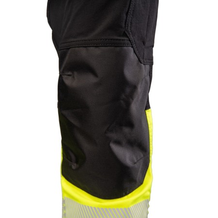 FLASH JOGGER SPODNIE SKF03Y CZARNY/ŻÓŁTY KAT II - SEVEN KINGS
