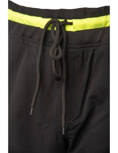 FLASH JOGGER SPODNIE SKF03Y CZARNY/ŻÓŁTY KAT II...