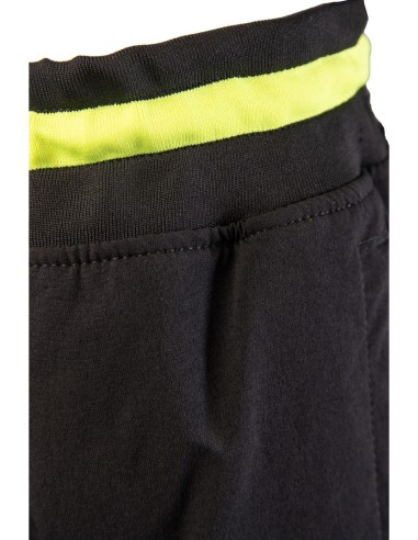FLASH JOGGER SPODNIE SKF03Y CZARNY/ŻÓŁTY KAT II...