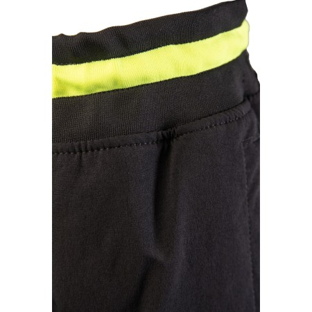 FLASH JOGGER SPODNIE SKF03Y CZARNY/ŻÓŁTY KAT II - SEVEN KINGS