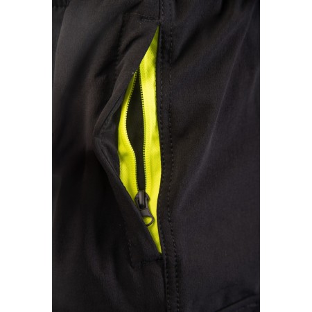 FLASH JOGGER SPODNIE SKF03Y CZARNY/ŻÓŁTY KAT II - SEVEN KINGS