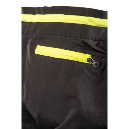 FLASH JOGGER SPODNIE SKF03Y CZARNY/ŻÓŁTY KAT II - SEVEN KINGS