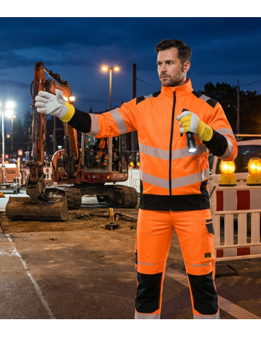 BLUZA FLASH OSTRZEGAWCZA POMARAŃCZ SKF004 KAT...