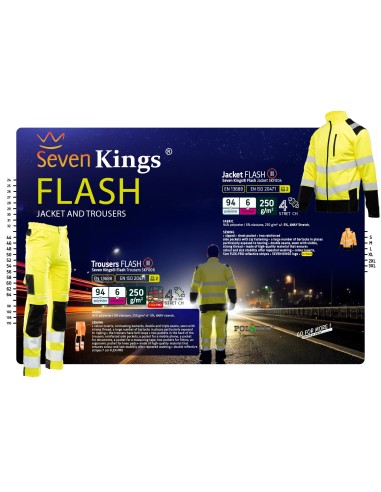 BLUZA FLASH OSTRZEGAWCZA POMARAŃCZ SKF004 KAT...