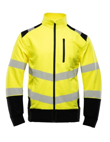 BLUZA FLASH OSTRZEGAWCZA ŻÓŁĆ SKF004 KAT II -...