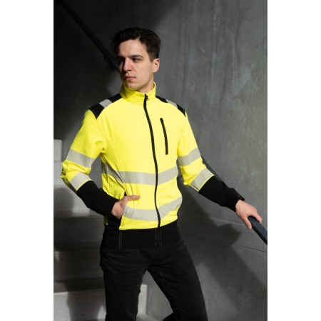 BLUZA FLASH OSTRZEGAWCZA ŻÓŁĆ SKF004 KAT II - SEVEN KINGS