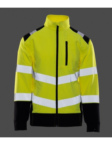 BLUZA FLASH OSTRZEGAWCZA ŻÓŁĆ SKF004 KAT II -...