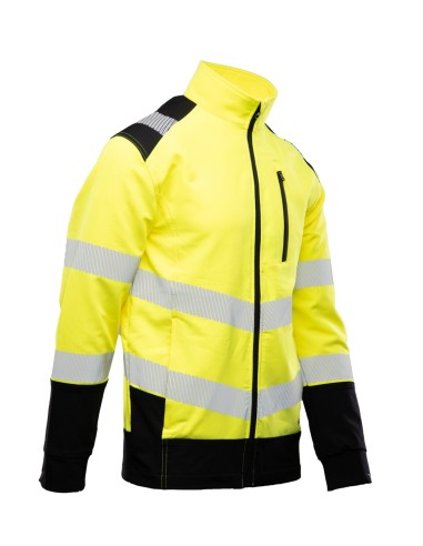 BLUZA FLASH OSTRZEGAWCZA ŻÓŁĆ SKF004 KAT II -...