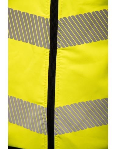 BLUZA FLASH OSTRZEGAWCZA ŻÓŁĆ SKF004 KAT II -...