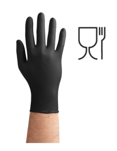 RĘKAWICE EASYCARE NITRYL CZARNY (A100)