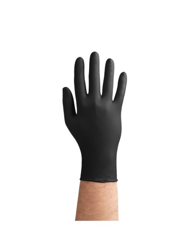 RĘKAWICE EASYCARE NITRYL CZARNY (A100)