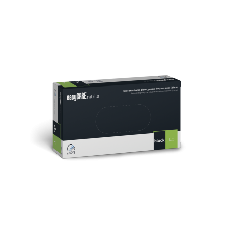 RĘKAWICE EASYCARE NITRYL CZARNY (A100)