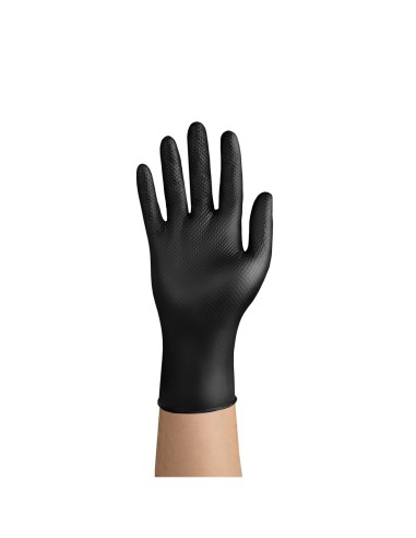 RĘKAWICE GRIPZZLY NITRYL CZARNY