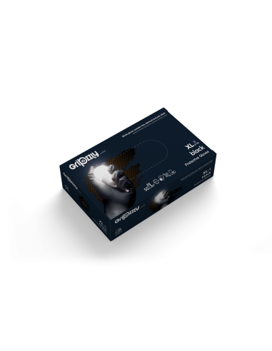 RĘKAWICE GRIPZZLY NITRYL CZARNY