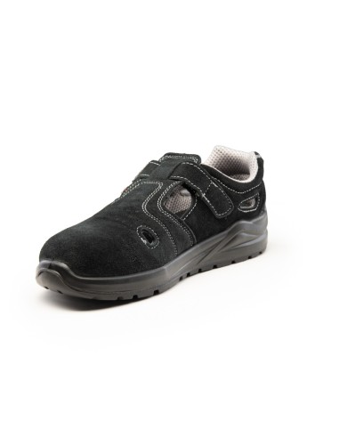 SANDAŁ MXP S1P SR FO ZAMSZ CZARNY - MAX-POPULAR.