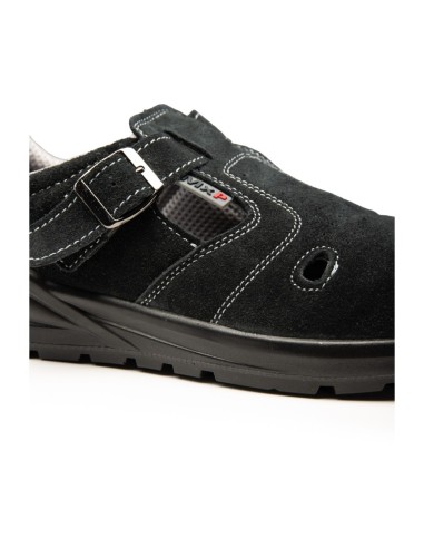 SANDAŁ MXP S1P SR FO ZAMSZ CZARNY - MAX-POPULAR.