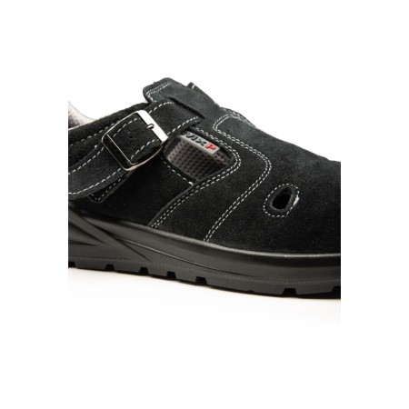 SANDAŁ MXP S1P SR FO ZAMSZ CZARNY - MAX-POPULAR.