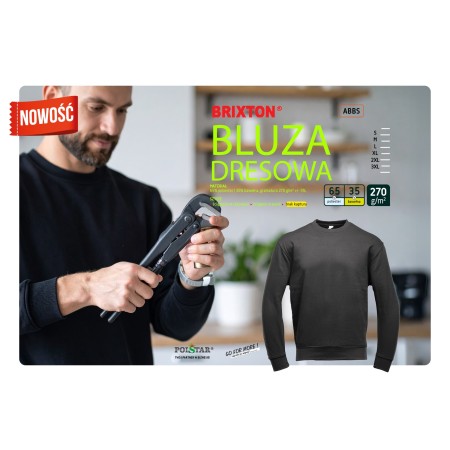 BLUZA DRESOWA CZARNA - BRIXTON