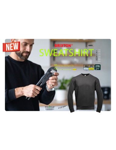 BLUZA DRESOWA CZARNA - BRIXTON