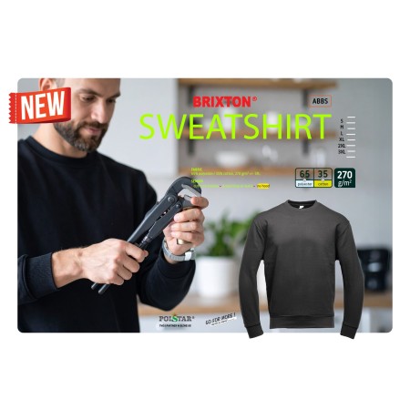 BLUZA DRESOWA CZARNA - BRIXTON