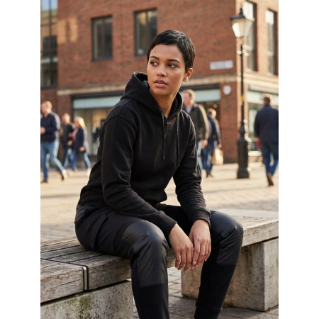 BLUZA DRESOWA Z KAPTUREM CZARNY - BRIXTON