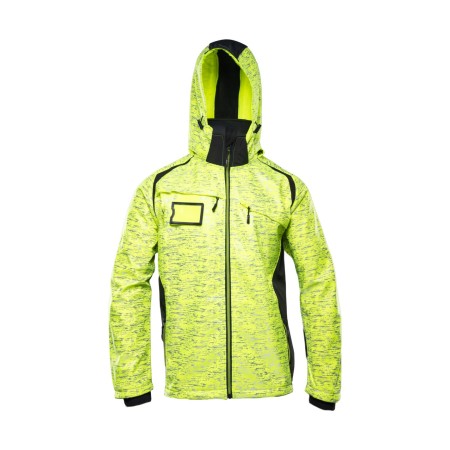 SEVEN KINGS CROSS SOFTSHELL KURTKA ŻÓŁĆ - SEVEN_KINGS