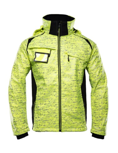 SEVEN KINGS CROSS SOFTSHELL KURTKA ŻÓŁĆ -...