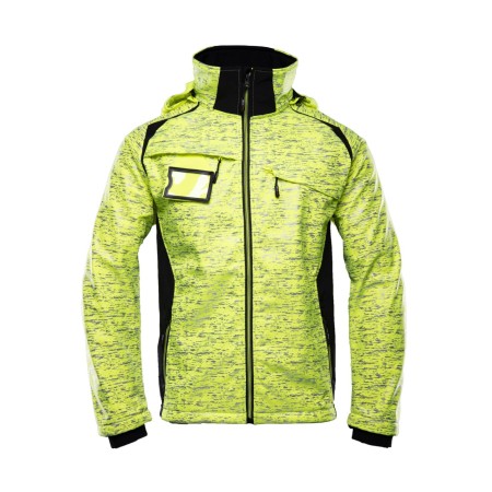 SEVEN KINGS CROSS SOFTSHELL KURTKA ŻÓŁĆ - SEVEN_KINGS