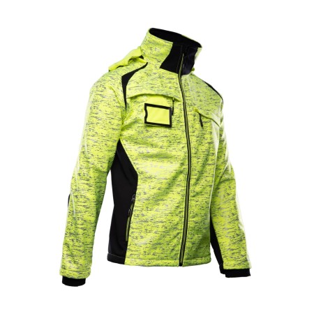 SEVEN KINGS CROSS SOFTSHELL KURTKA ŻÓŁĆ - SEVEN_KINGS