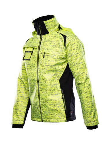 SEVEN KINGS CROSS SOFTSHELL KURTKA ŻÓŁĆ -...