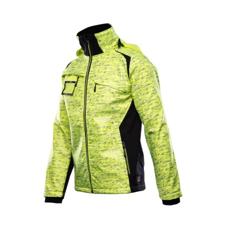 SEVEN KINGS CROSS SOFTSHELL KURTKA ŻÓŁĆ - SEVEN_KINGS