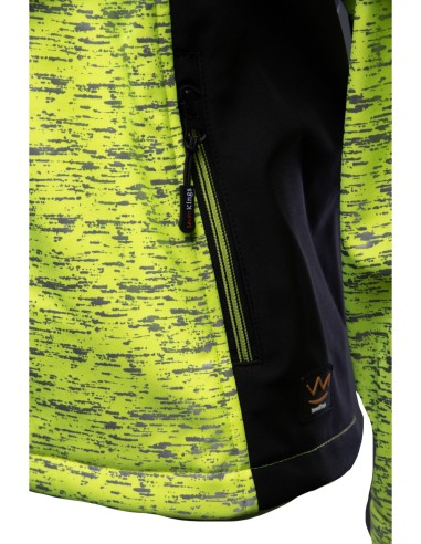 SEVEN KINGS CROSS SOFTSHELL KURTKA ŻÓŁĆ -...