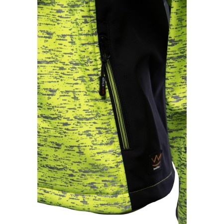 SEVEN KINGS CROSS SOFTSHELL KURTKA ŻÓŁĆ - SEVEN_KINGS